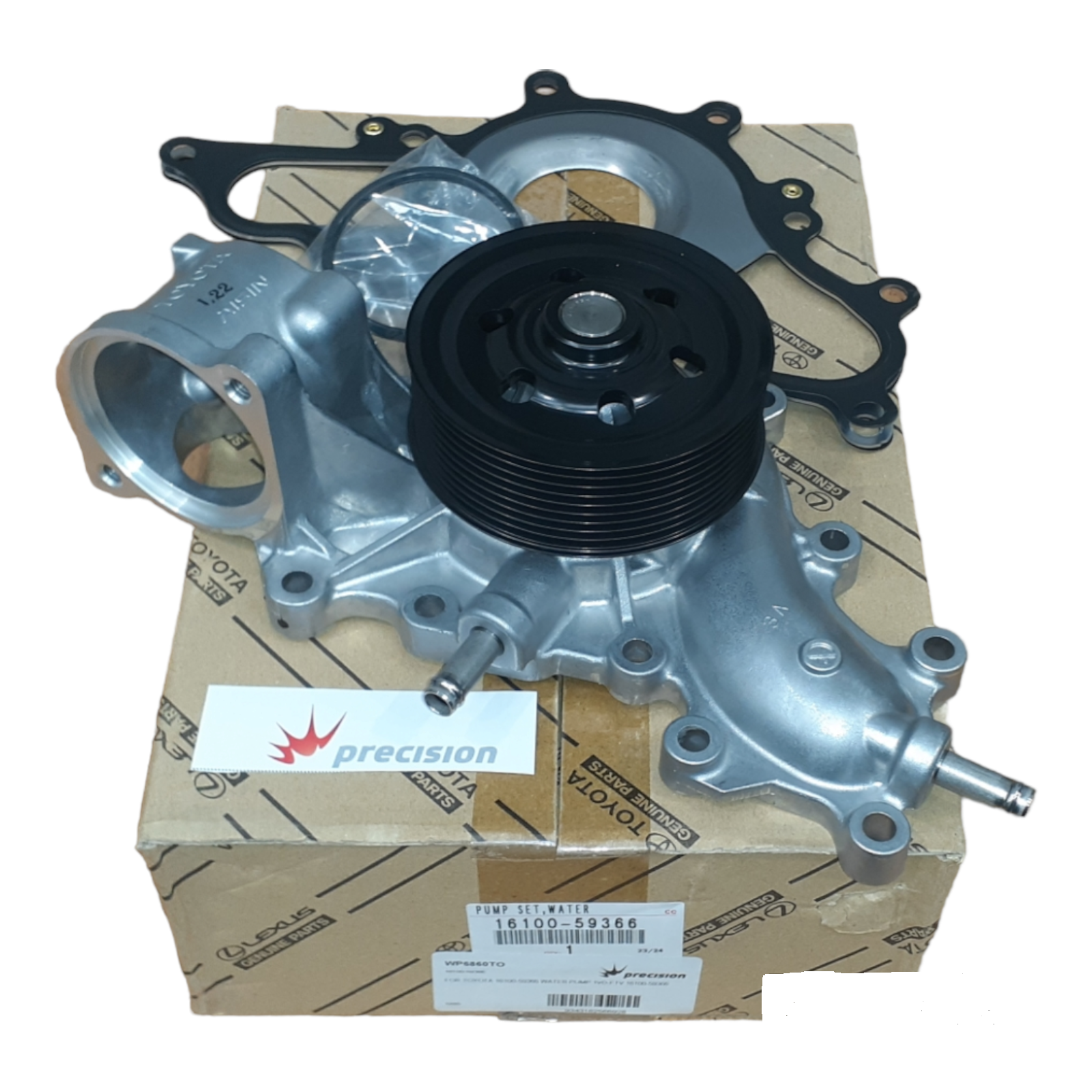 Toyota 16100 59366 Water Pump For 1vd Ftv 6164